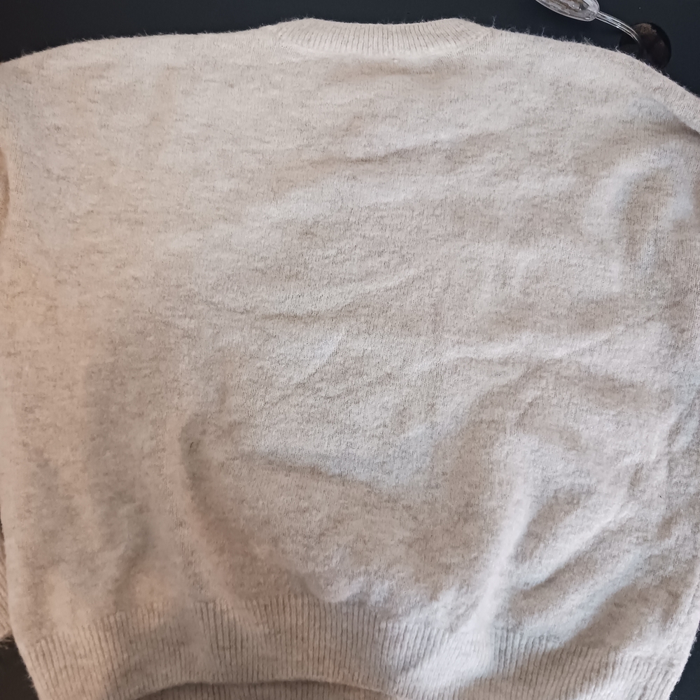 3/$20 DEAL CeCe Cream Sweater with Red Strawberry Design - Picture 7 of 8